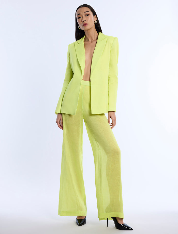 Airy Sheer Textured Pant