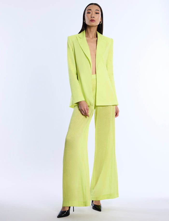 Airy Sheer Textured Pant