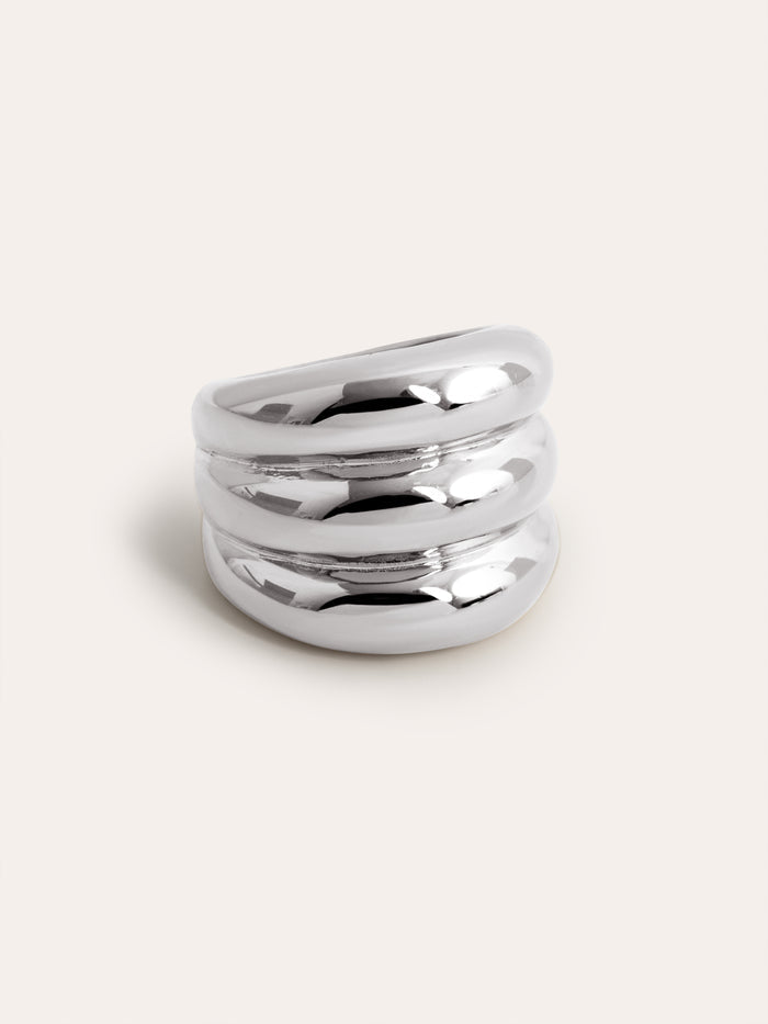 Anillo Dune Acero