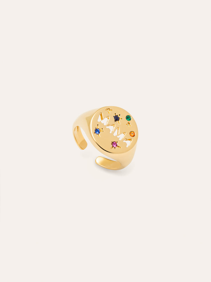 Anillo Mamá Baño Oro