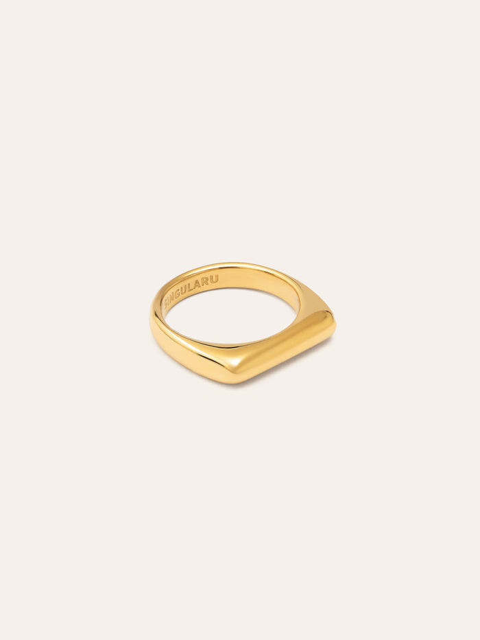 Anillo Mariana Acero Baño Oro