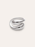 Anillo Maxi Abbraccio Acero