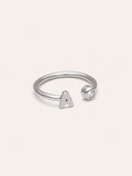 Anillo Personalizado Letter Spark Acero