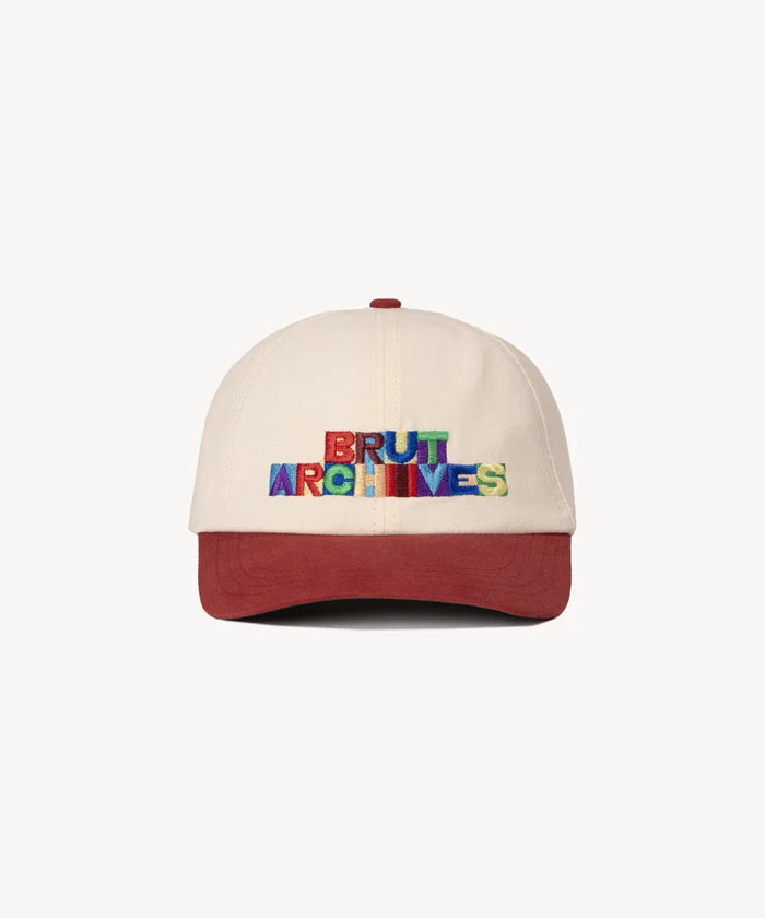 ART CAP Hats and Caps ONE SIZE / NATURAL / RED - BRUT Clothing