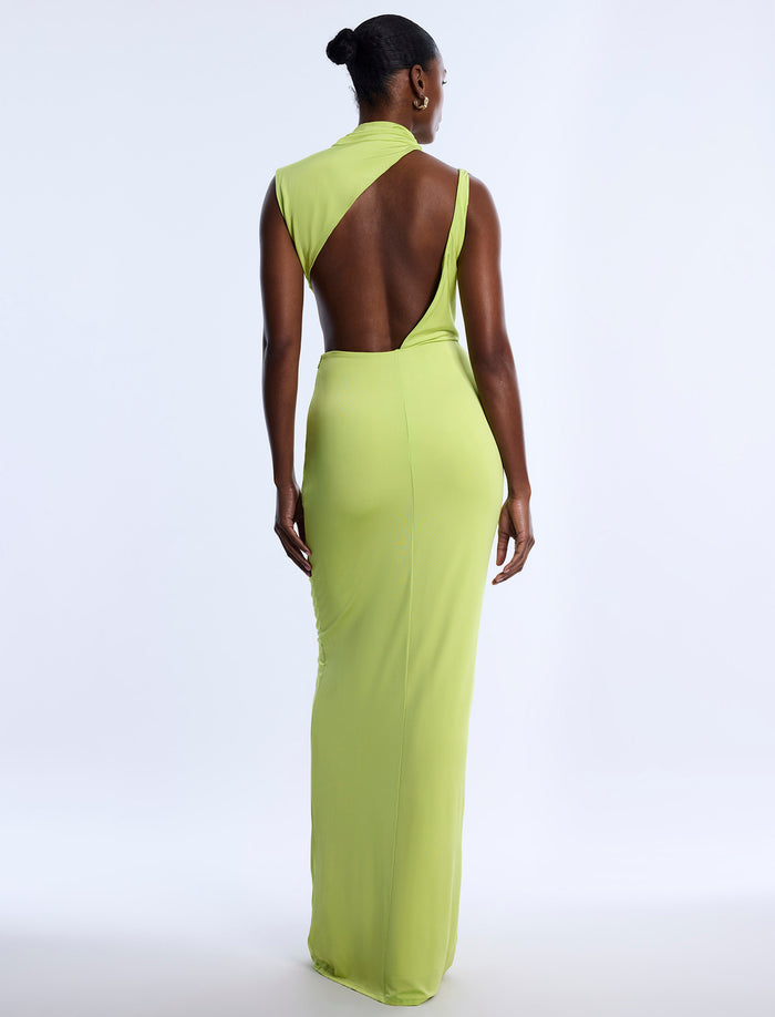 Asymmetrical  Jersey Gown