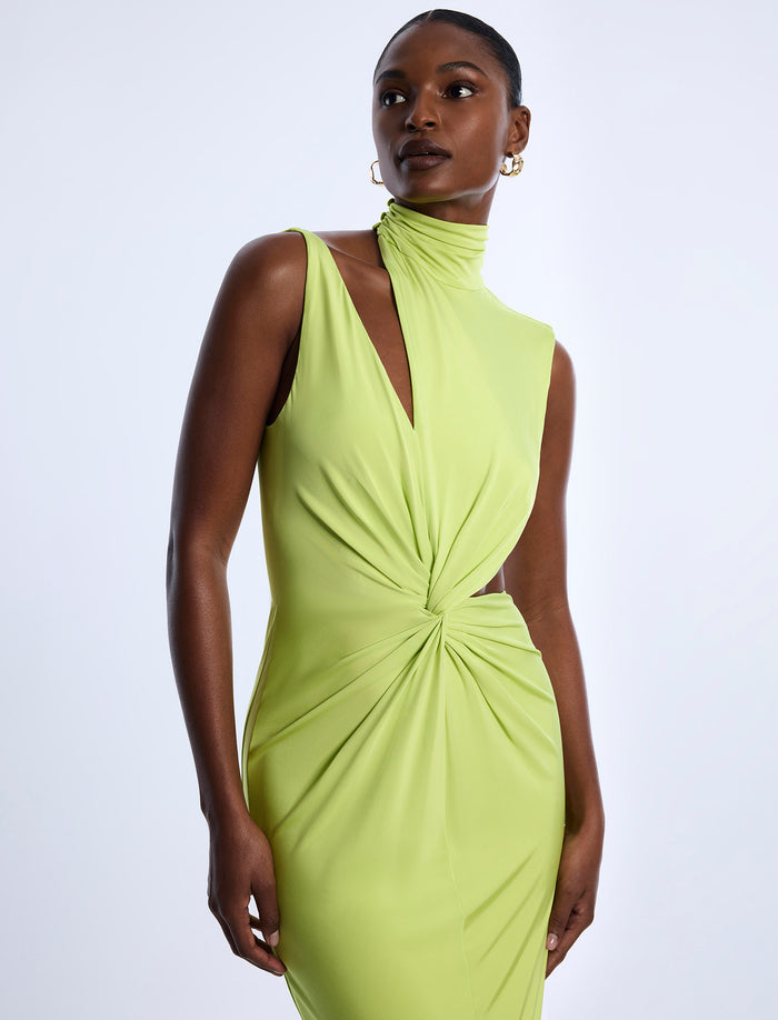 Asymmetrical  Jersey Gown