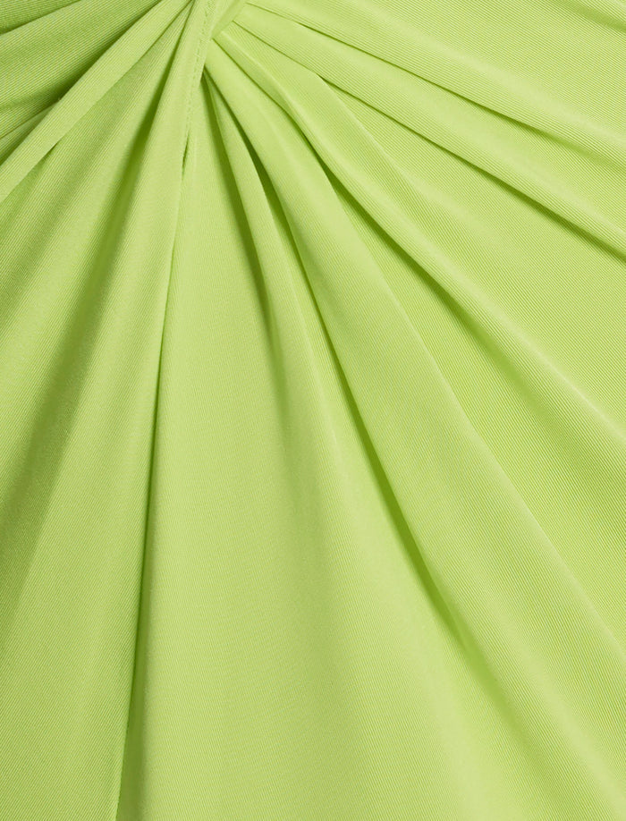 Asymmetrical  Jersey Gown