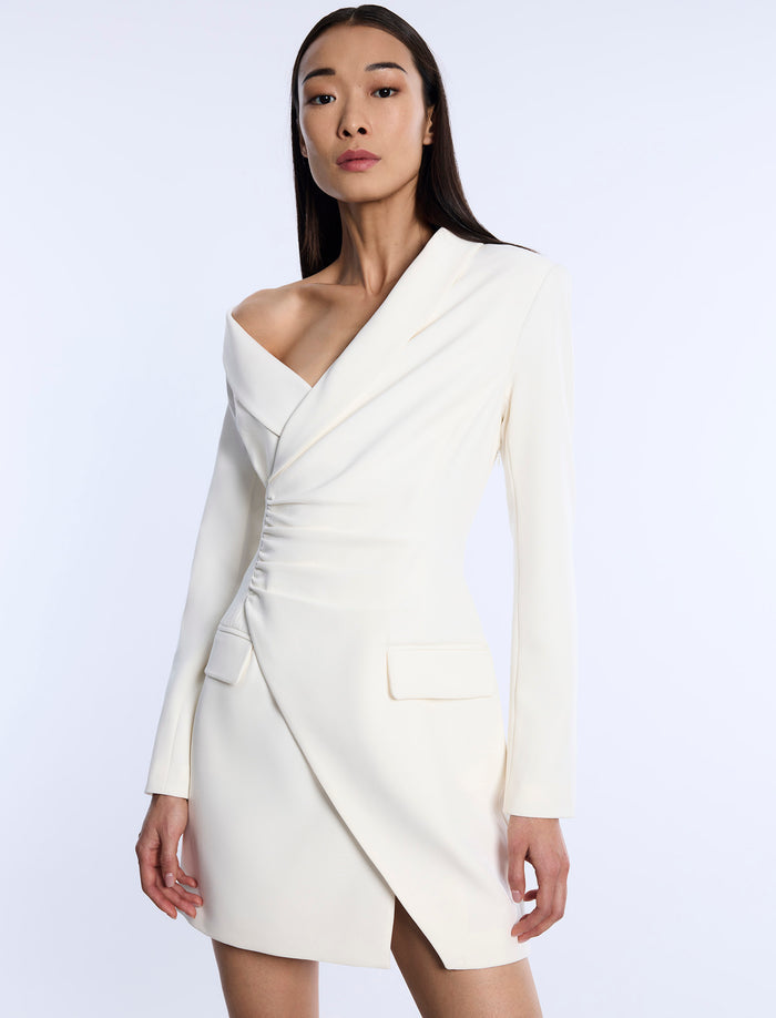 Asymmetrical Off Shoulder Dress