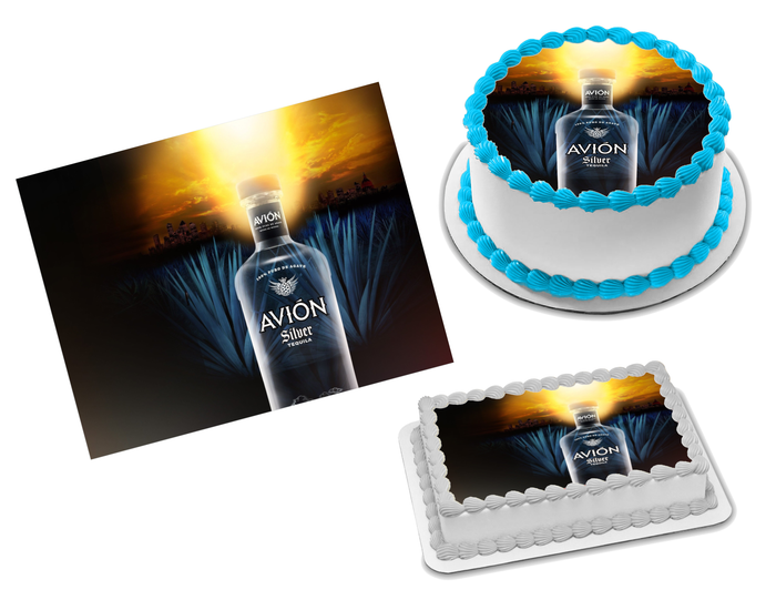 Avion Edible Image Frosting Sheet #6 Topper (70+ sizes)