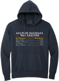 Baseball's WAR Leaders (Hooded Sweatshirt) by Obvious Shirts