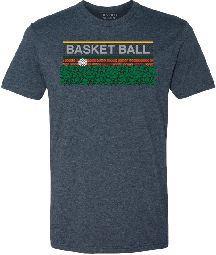 BASKET BALL. (CHARCOAL) - OBVIOUS SHIRTS
