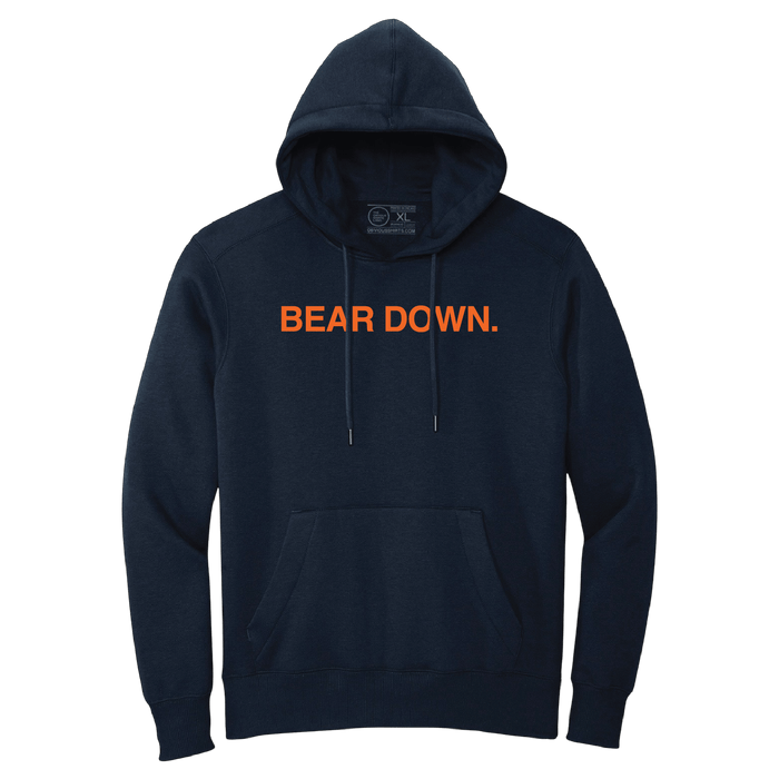 BEAR DOWN. (HOODED SWEATSHIRT) - OBVIOUS SHIRTS