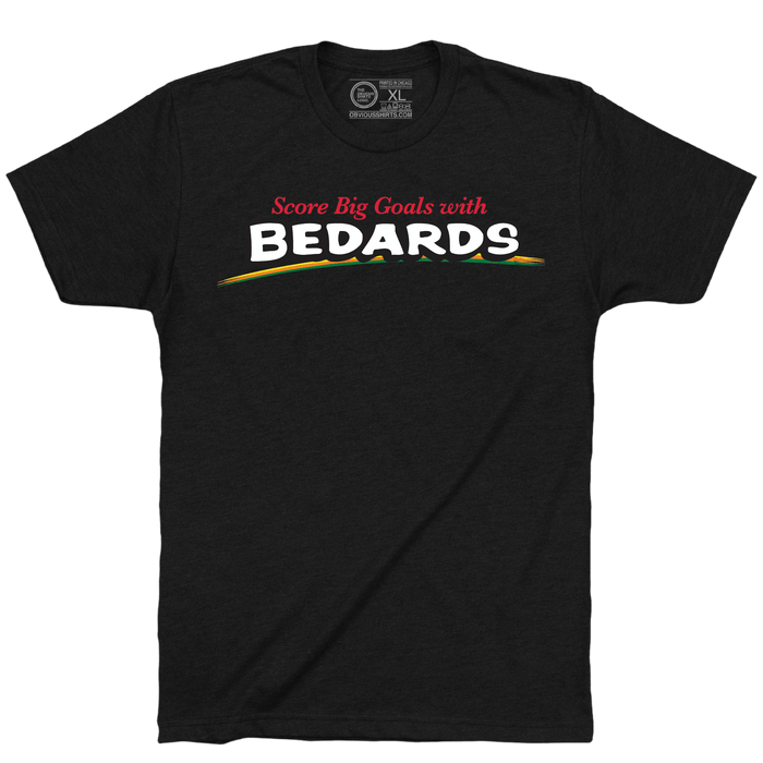Bedards (Black) shirt featuring Connor Bedard by Obvious Shirts