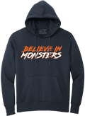 BELIEVE IN MONSTERS (ANGRY FONT) (HOODED SWEATSHIRT) - OBVIOUS SHIRTS