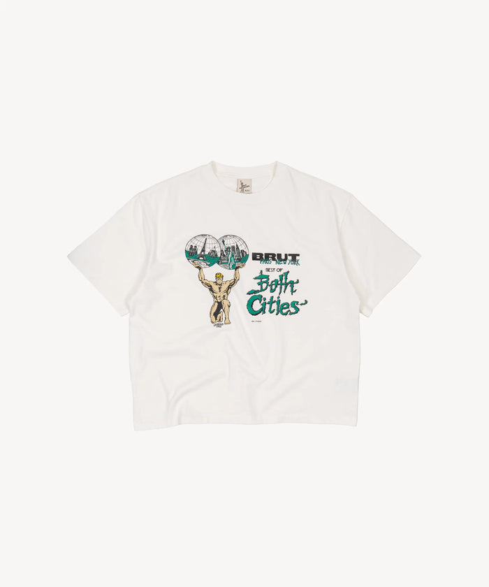 BEST OF BOTH CITIES TEE T-Shirts X-SMALL / WHITE - BRUT Clothing