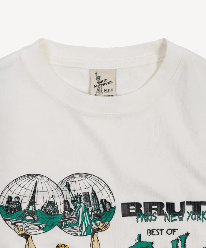 BEST OF BOTH CITIES TEE T-Shirts X-SMALL / WHITE - BRUT Clothing