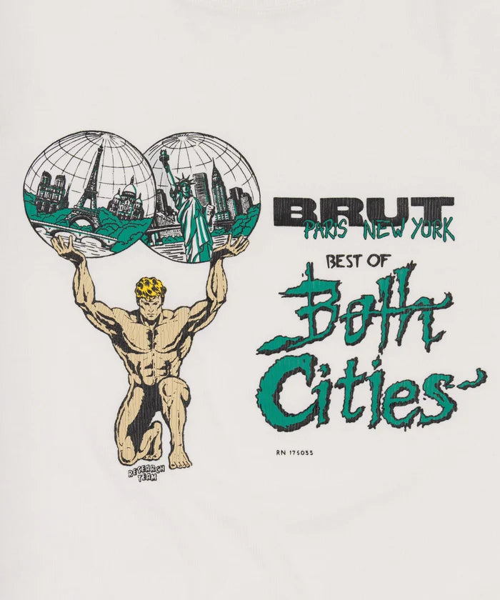 BEST OF BOTH CITIES TEE T-Shirts X-SMALL / WHITE - BRUT Clothing