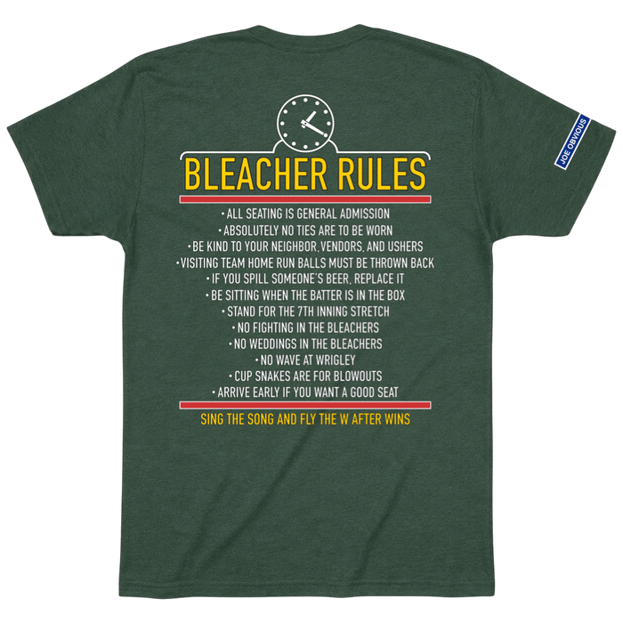 BLEACHER RULES - OBVIOUS SHIRTS