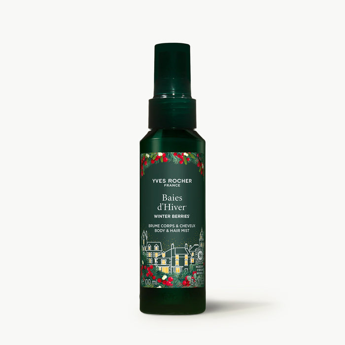 Body & Hair Mist Winter Berries Spray bottle