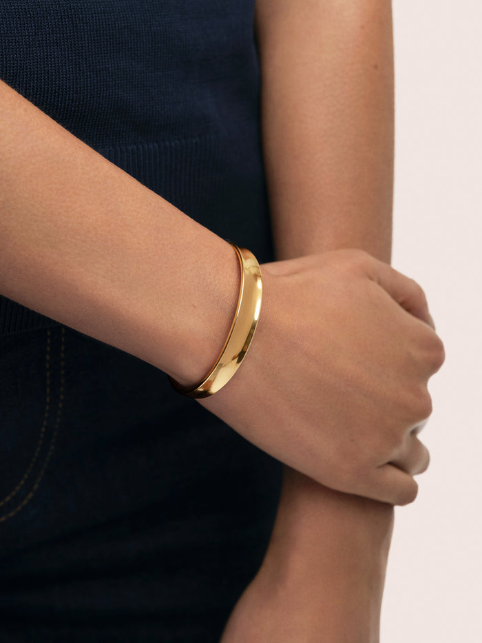 Brazalete Easy Acero Baño Oro