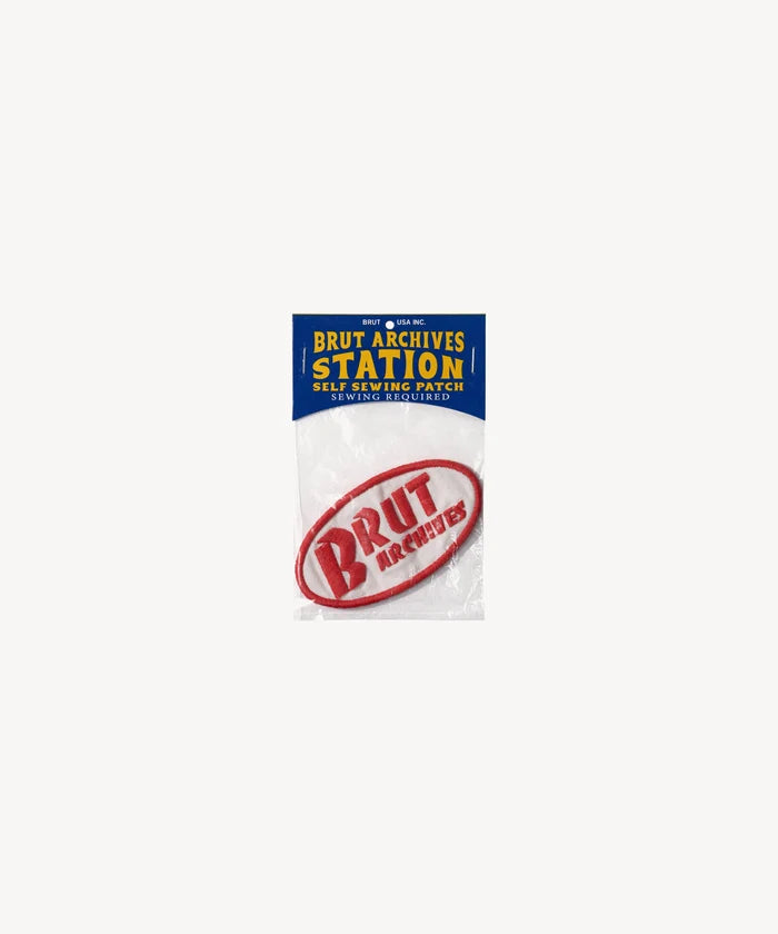 BRUT ARCHIVES STATION PATCH Accessories RED / ONE SIZE - BRUT Clothing