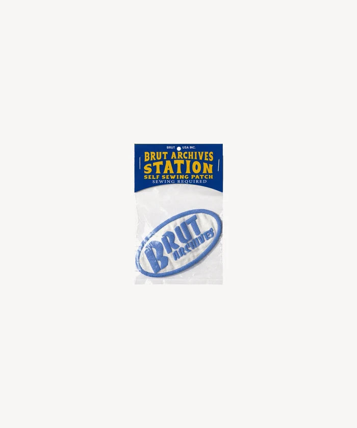 BRUT ARCHIVES STATION PATCH Accessories BLUE / ONE SIZE - BRUT Clothing