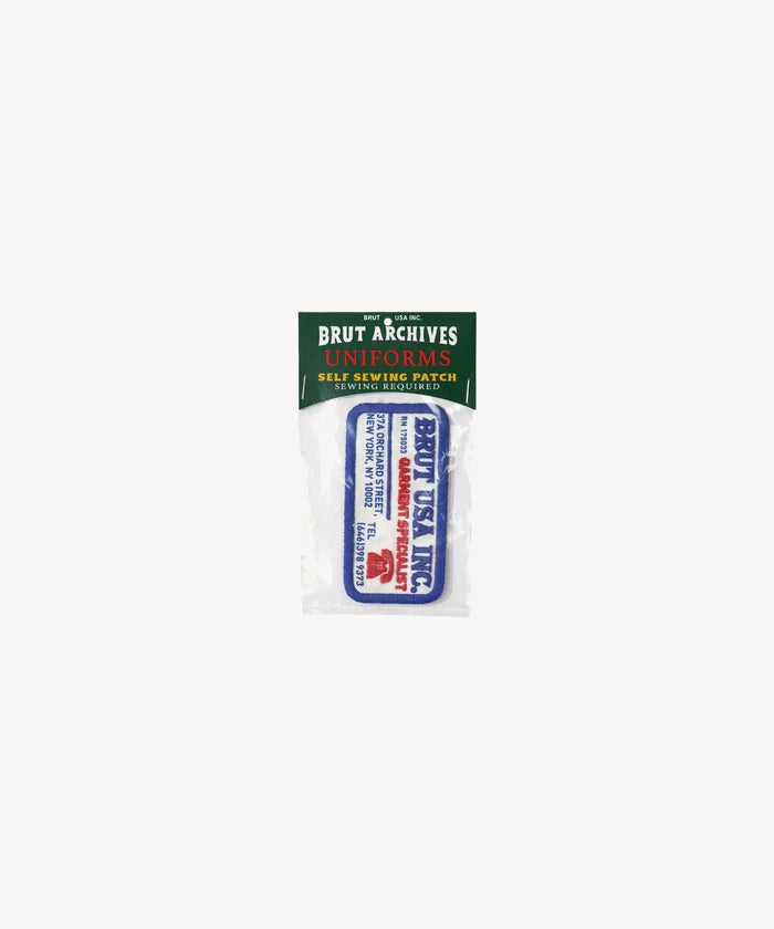 BRUT ARCHIVES UNIFORMS PATCH Accessories BLUE / ONE SIZE - BRUT Clothing