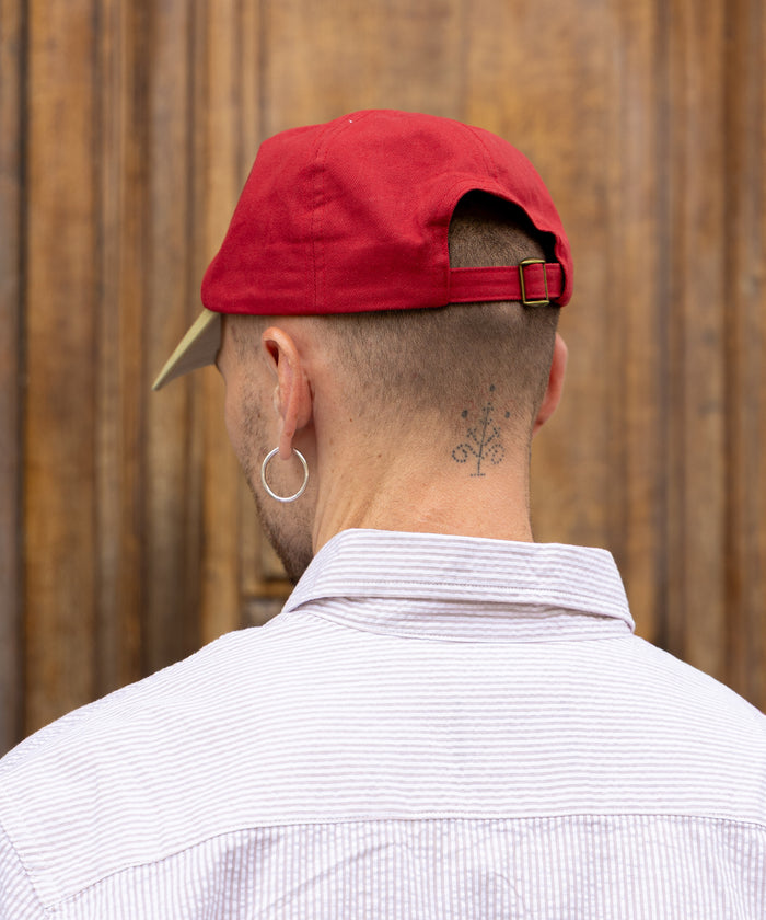 BRUT CAPITAL CAP Hats and Caps ONE SIZE / RED / BEIGE - BRUT Clothing