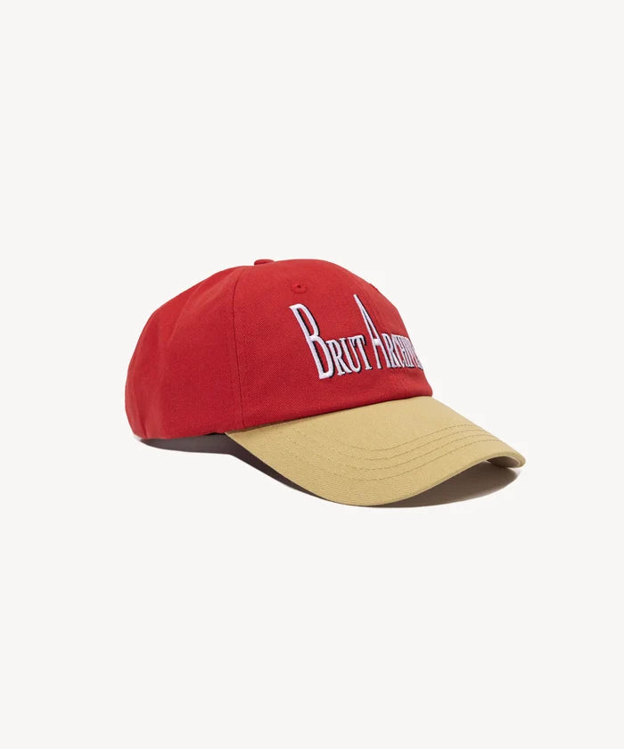 BRUT CAPITAL CAP Hats and Caps ONE SIZE / RED / BEIGE - BRUT Clothing