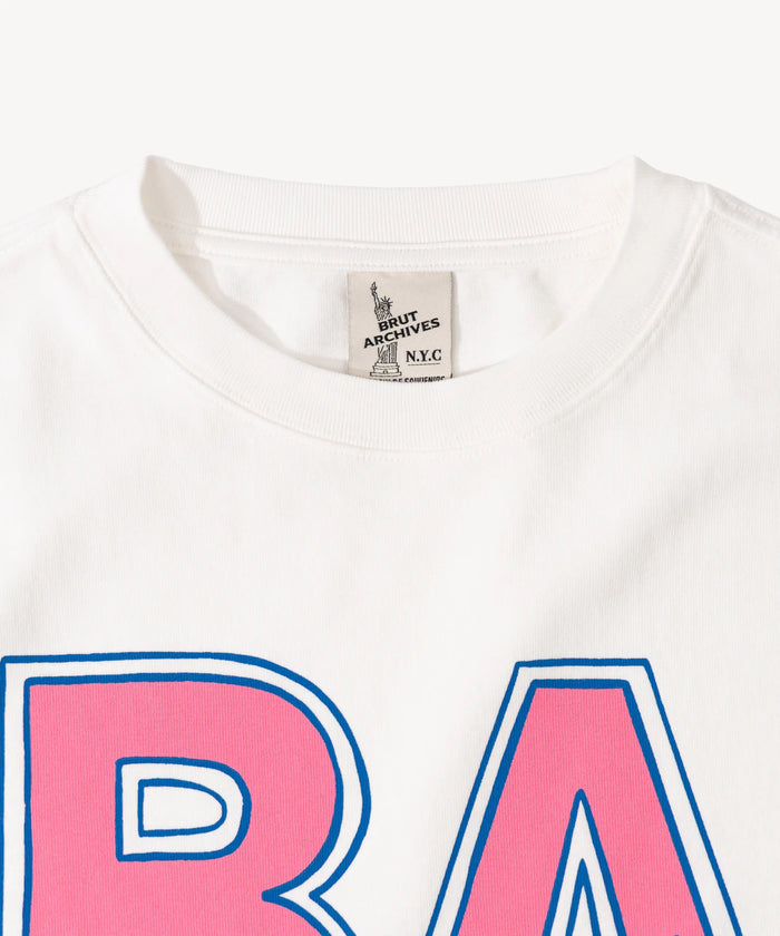 BRUT UNIVERSITY TEE T-Shirts X-SMALL / WHITE - BRUT Clothing