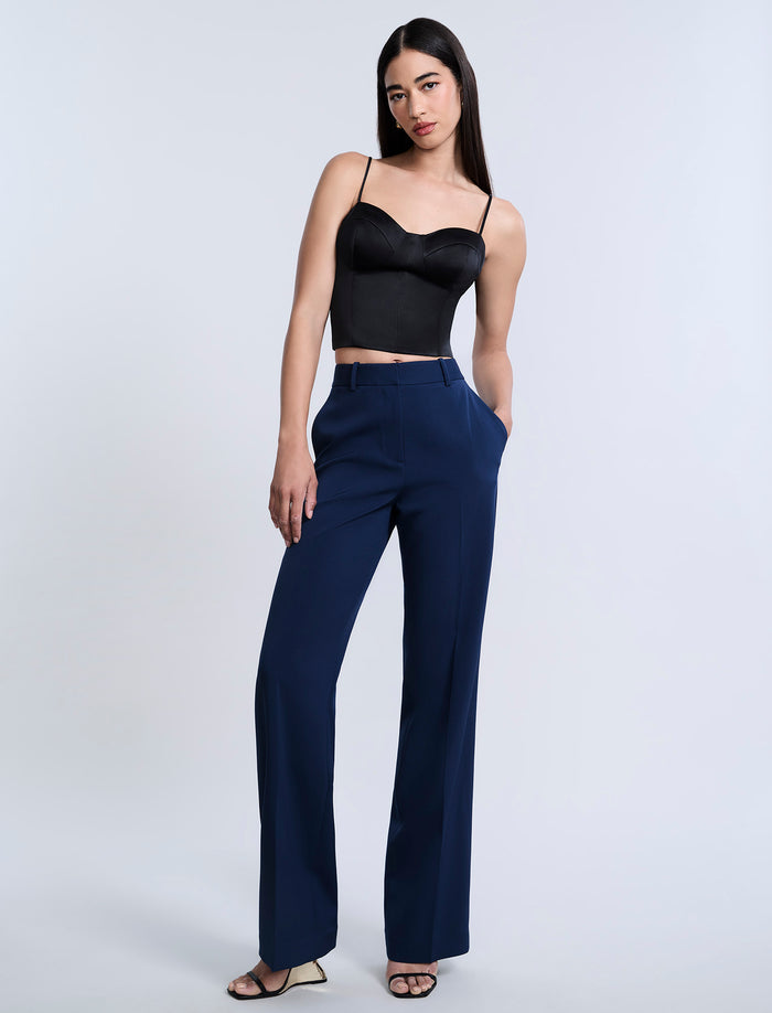 Cady Relaxed Straight Pant
