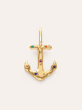 Charm Ancla Baño Oro