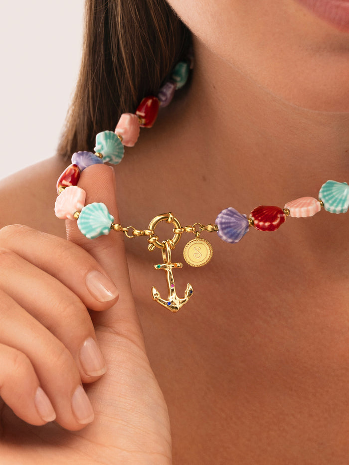 Charm Ancla Baño Oro