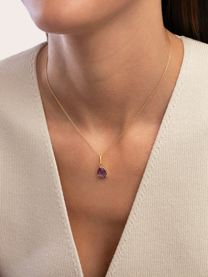 Charm Birthstones Baño Oro