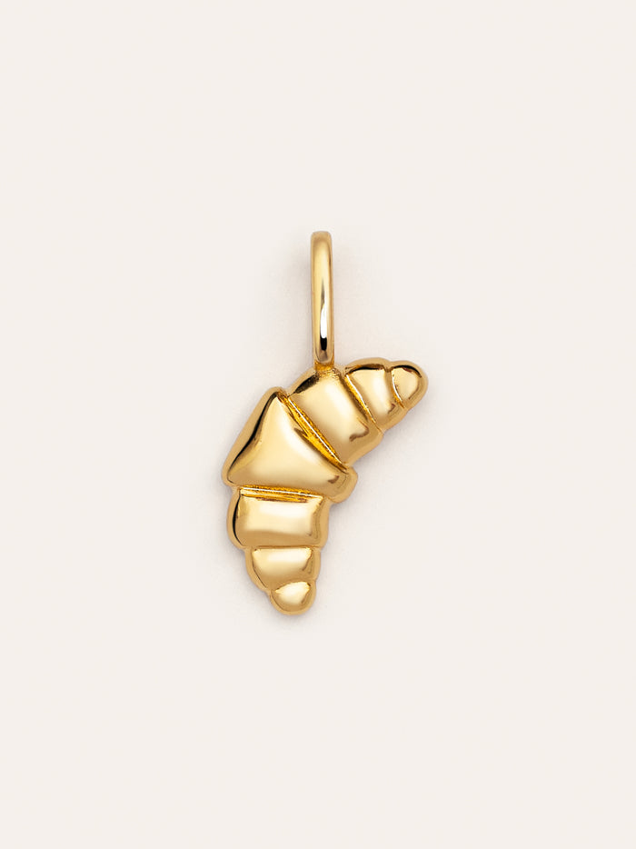 Charm Croissant Baño Oro
