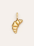 Charm Croissant Baño Oro