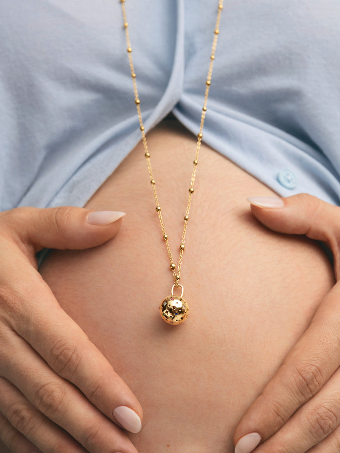 Charm Llamador de Ángeles Baño Oro