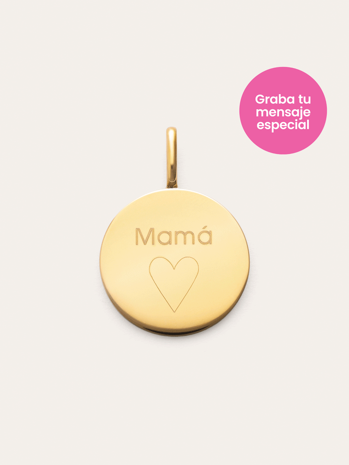 Charm Personalizado Dream Acero Baño Oro