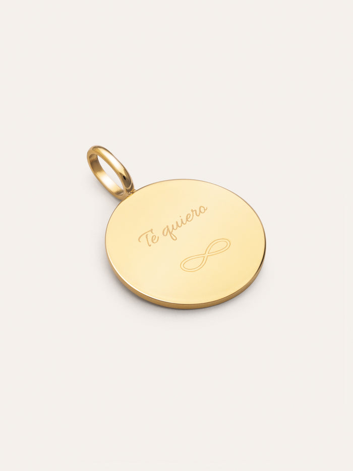 Charm Personalizado Dream Acero Baño Oro
