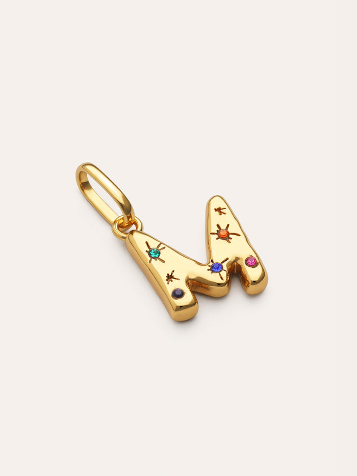 Charm Personalizado Inicial Organic Colors Baño Oro