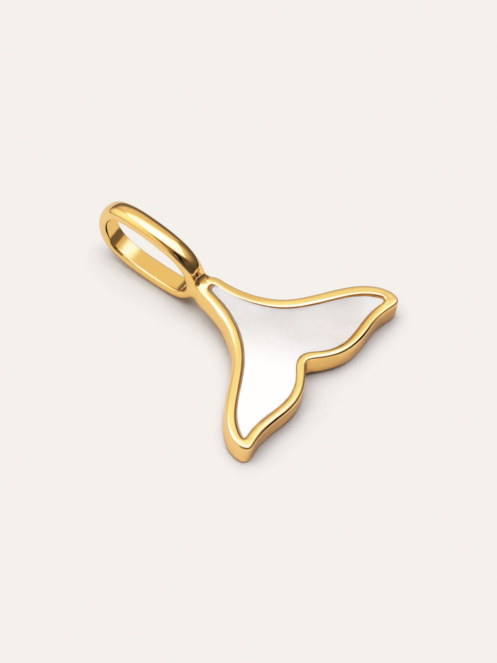 Charm Sirena Nácar Baño Oro