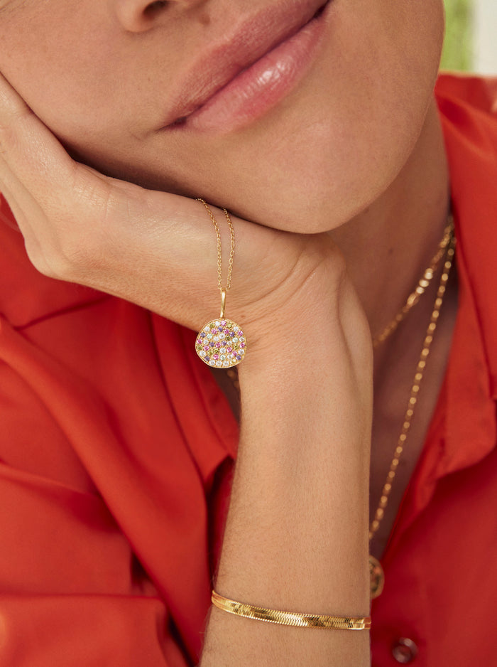 Charm Stellar Colors Plata Baño Oro