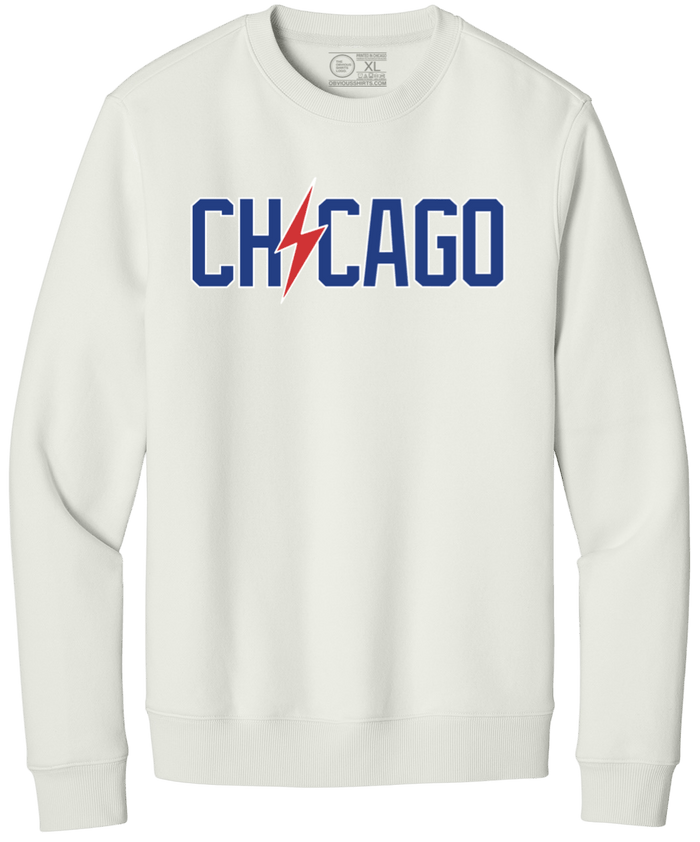CHICAGO IS ELECTRIC (CREW SWEATSHIRT). - OBVIOUS SHIRTS