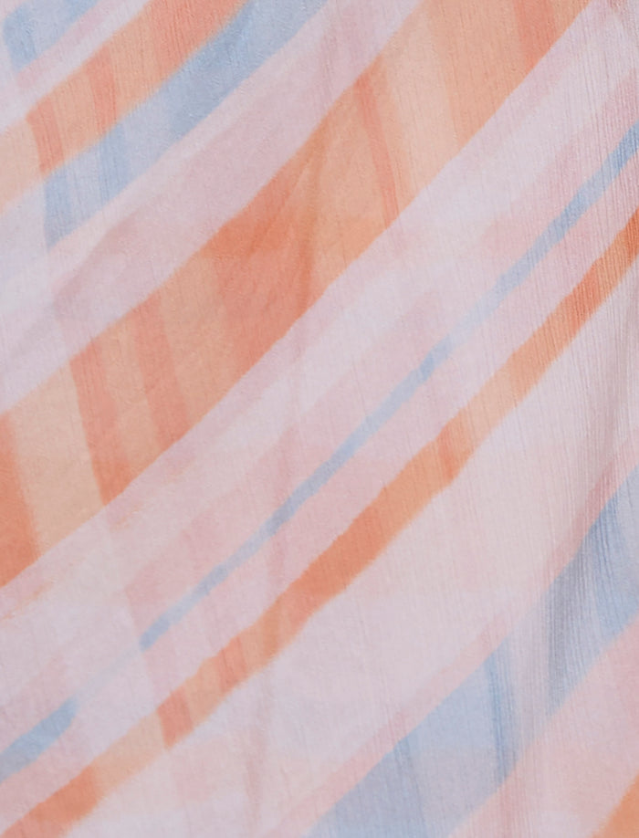 Chiffon Plaid Blouse