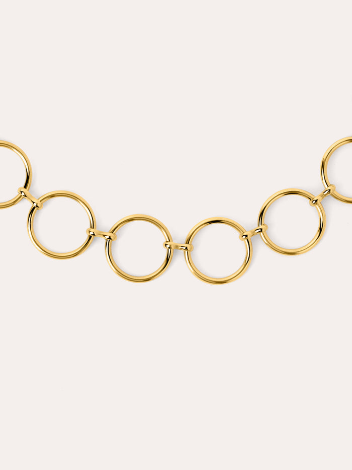 Choker Circles & Circles Acero Baño Oro