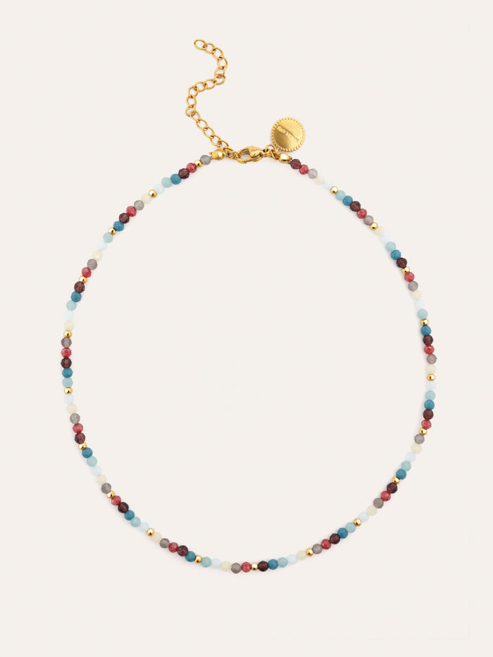 Collar Altea Bruma Acero Baño Oro