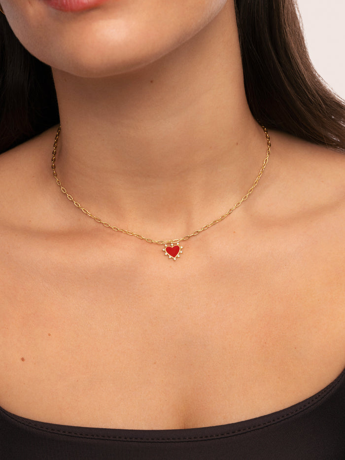 Collar Amour Baño Oro