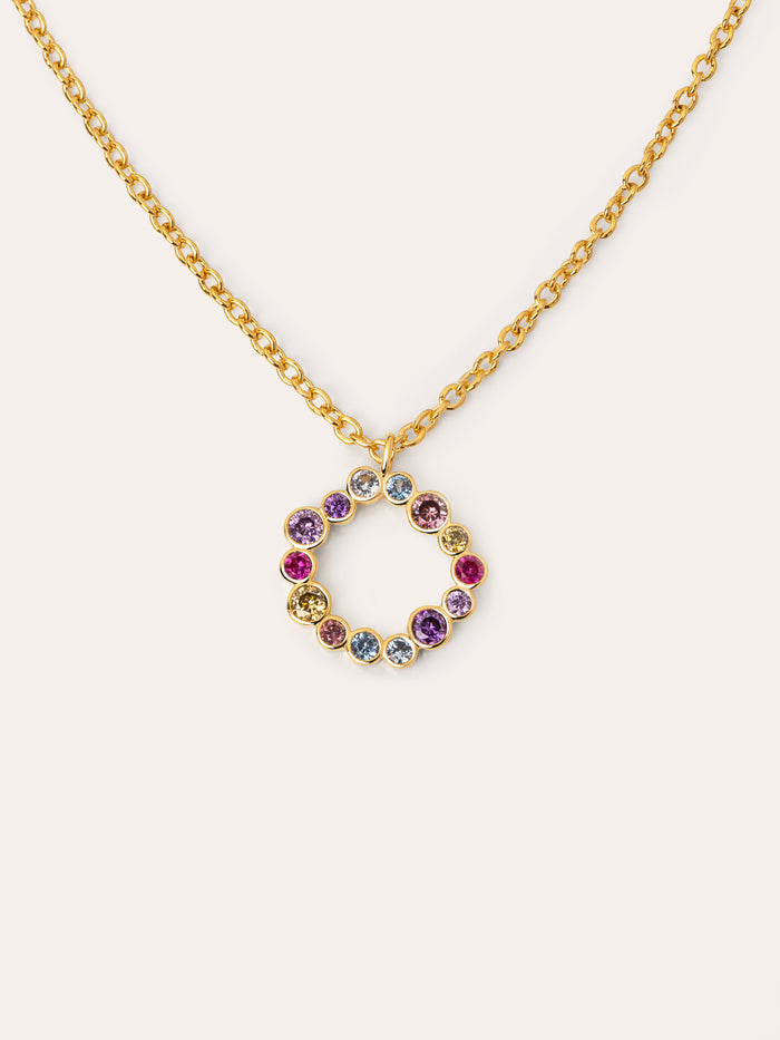 Collar Bubbles Baño Oro