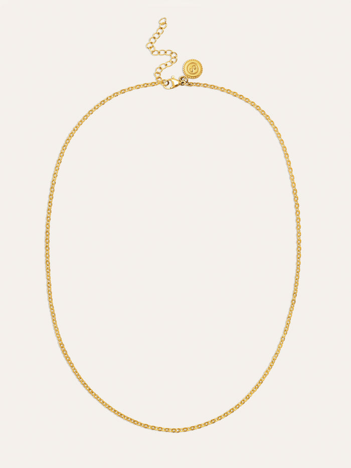 Collar Celestia Acero Baño Oro