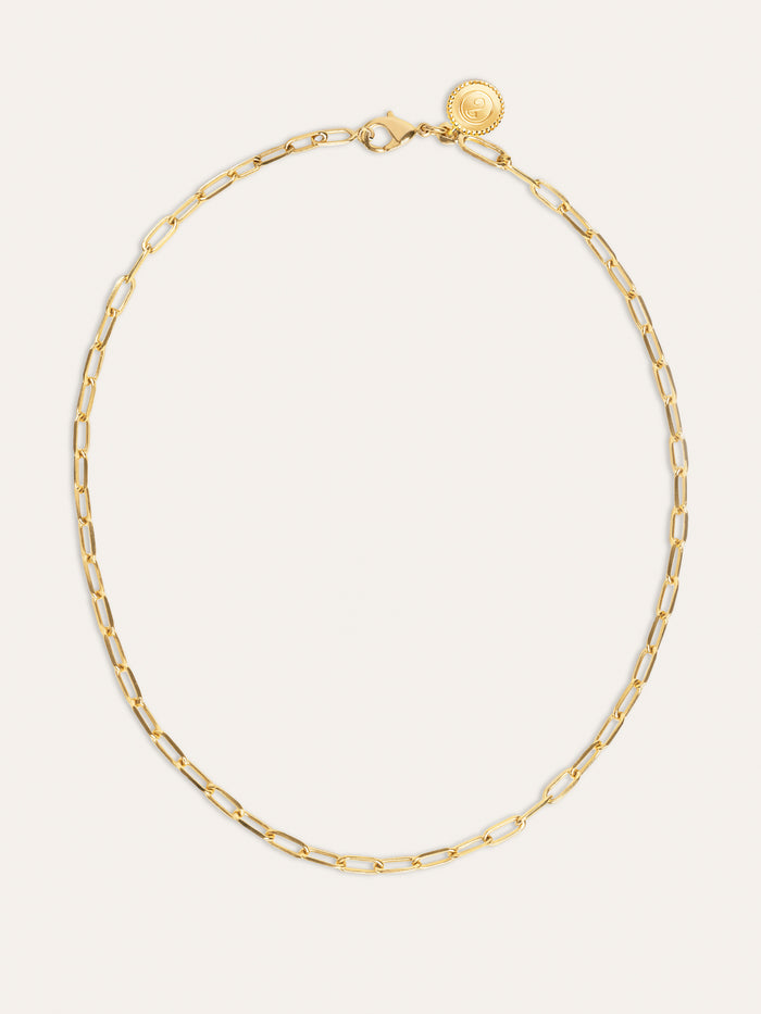 Collar Chic Acero Baño Oro